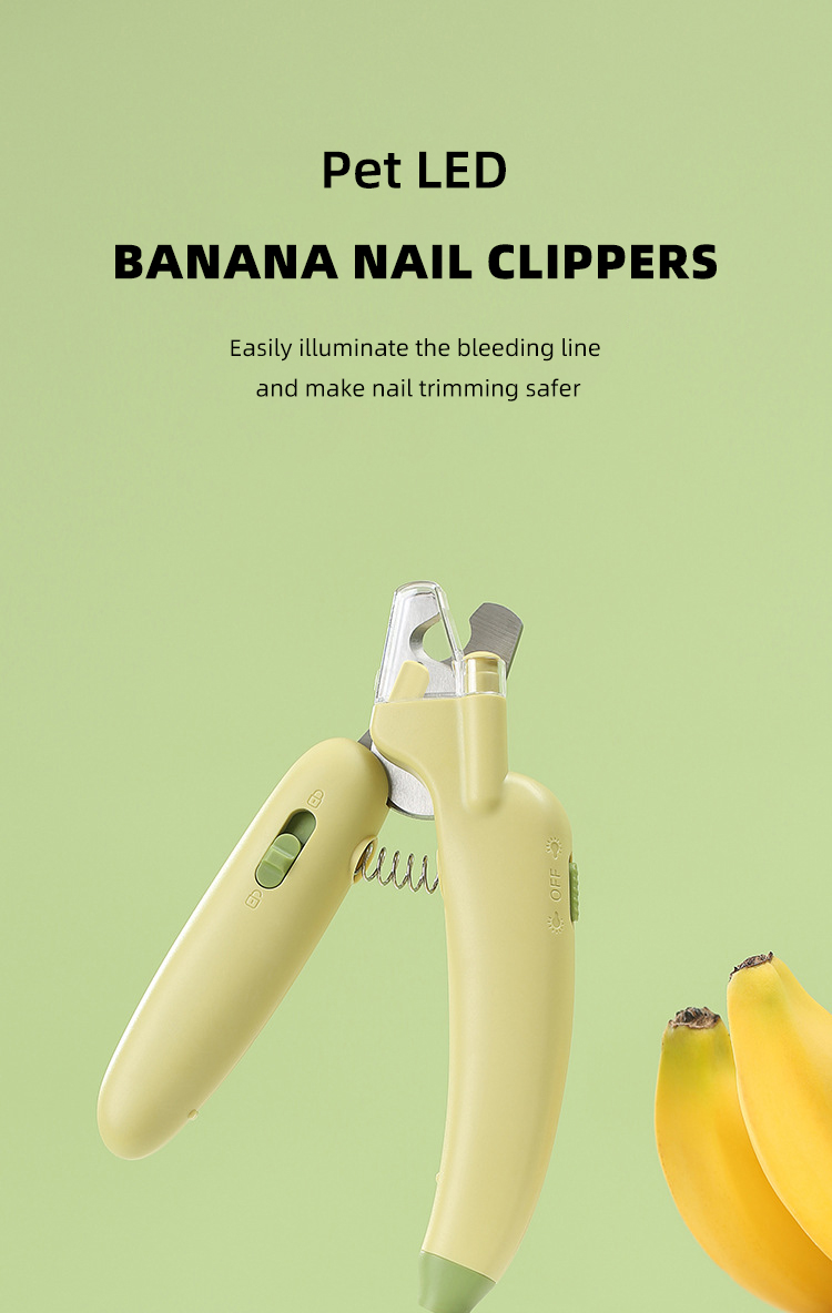 LED Light Pet Nail Clippers Professional Electric Dog Nail Trimmer