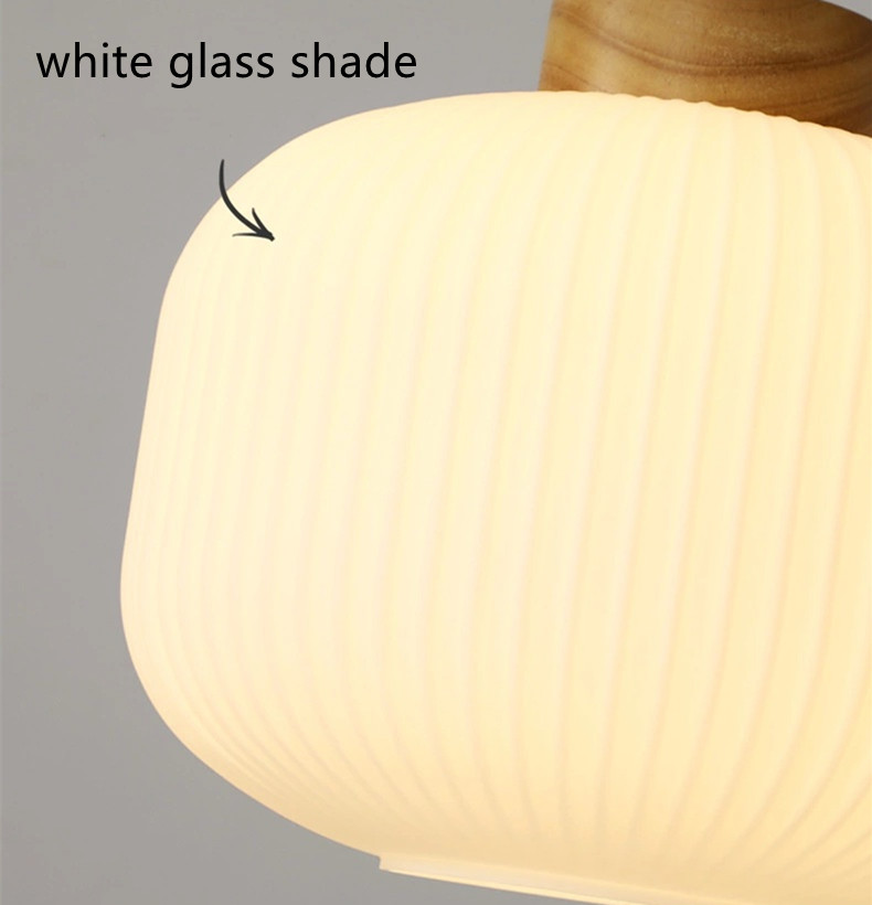 Japanese Retro Bedroom Lamp Chinese Wooden Pendant Light(WH-AP-600)