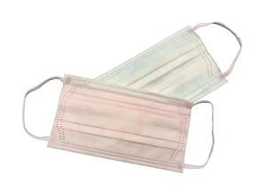 China Pink Hygiene Face Mask / Procedure Face Mask Light Weight Size 53 * 38 * 30cm factory