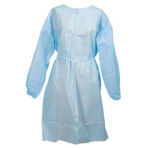 China Non Sterile CPE Isolation Apron Waist Ties One Size Fits Most Easy Wearing factory
