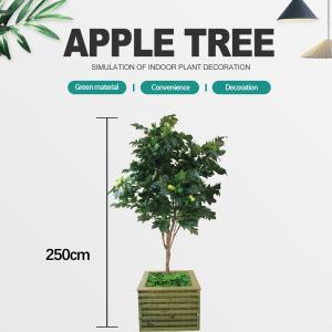 China Architectural Landscaping Artificial Fruit Plant Bathroom Decorative Apple Tree factory