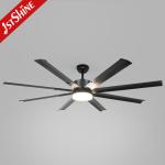 1stshine 64/84/100 Inch DC Motor 6 Blades Ceiling Fan Light White/Black/OEM with