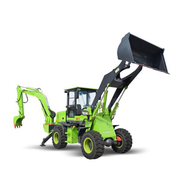2.5 Ton Towable Backhoe Loader With Air - Over - Oil Assist Caliper Braking