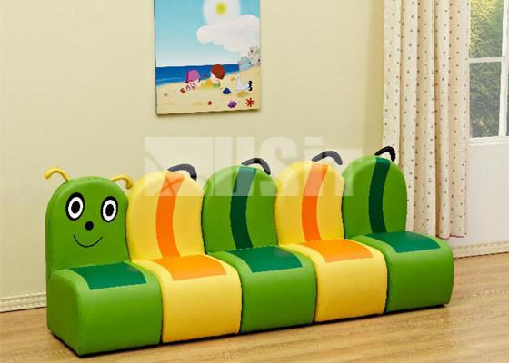 Baby Seat Kids Toys Economic Child 5 Seater Kawaii Cute Caterpillar Kids Sofa