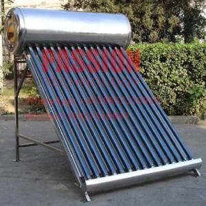 China Copper Heat Pipe Thermal Solar Water Heater Stainless Steel 316L With Painted Steel Shell factory