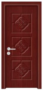 China AB-GM8098 PVC MDF interior door factory