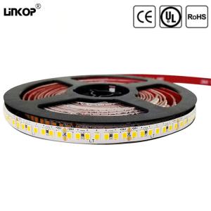 China Led Self-adhesive Light Strip 24v Single Color 240 Leds/meter Lighting Strip factory