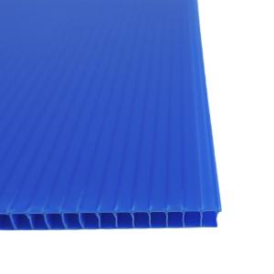 China 915x244mm Hollow Core Plastic Sheets , Corrugated Plastic Packaging Sheets factory