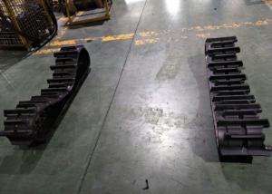 China 300mm Width Continuous Agricultural Rubber Tracks For Rice Cutting Machine factory