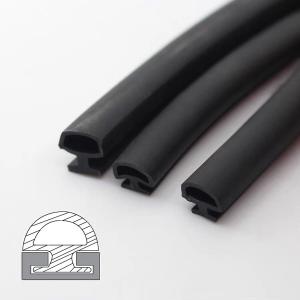 China Excellent Ozone Resistance Black EPDM D Seal For Sealing And Gasketing factory