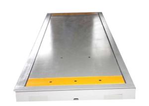China Grey Fixed 3.2m 40T Truck Axle Scale For Transportaion factory