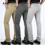 2022 Men's Black Logo Print Cargo Trousers Straight Fit Chino Office Pants for