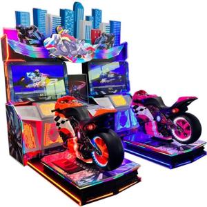 China Indoor Motorcycle Race Car Arcade Machine Motor Simulator For Amusement Game Center factory