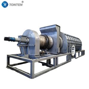 Coconut Shell Sawdust Continuous Horizontal Carbonization Furnace Machine