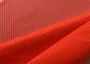 China 100% Polyester Fluorescent Net Mesh Fabric For Reflective Safety Vest factory
