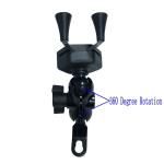 Waterproof 3-6.5inch X Claw Motorcycle Phone Mount For Cycling