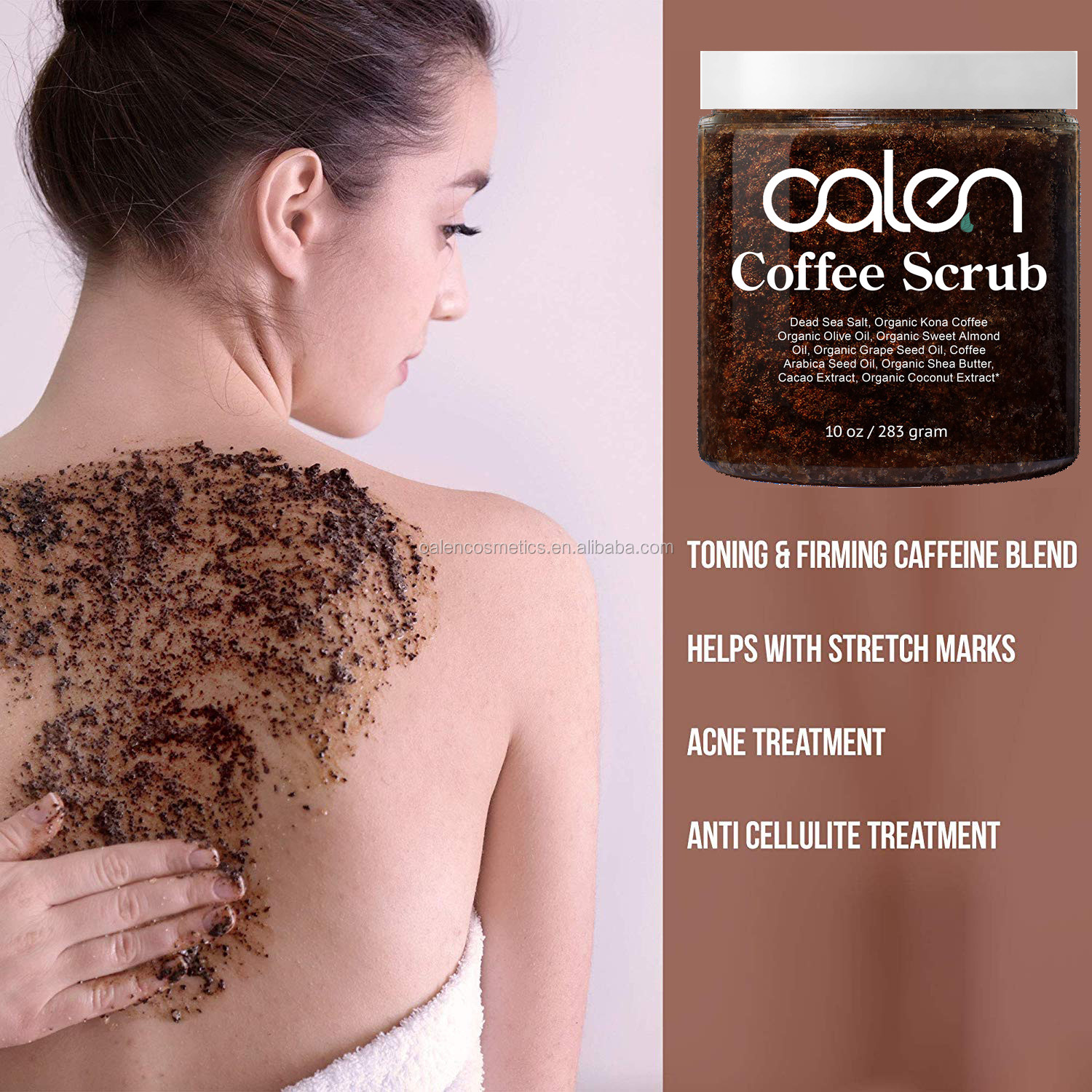 Deep Cleanse Personal Care Toiletries Natural Organic Skincare Coffee Body Scrub