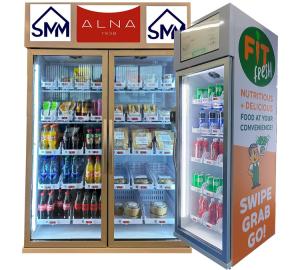 China Smart Weight Sense Mini Vending Machine For Drinks , Fruits, office vending machine, juice vending machine, Micron on sale