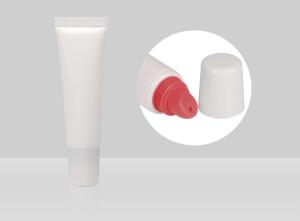 China Squeeze Custom Cosmetic Tubes D19mm 10-25ml Plastic Lip Gloss Tube Detachable Head factory