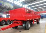 Small Farm Draw Bar Trailer Fence Semi Trailer with 2/3 Axle Number Heavy Duty