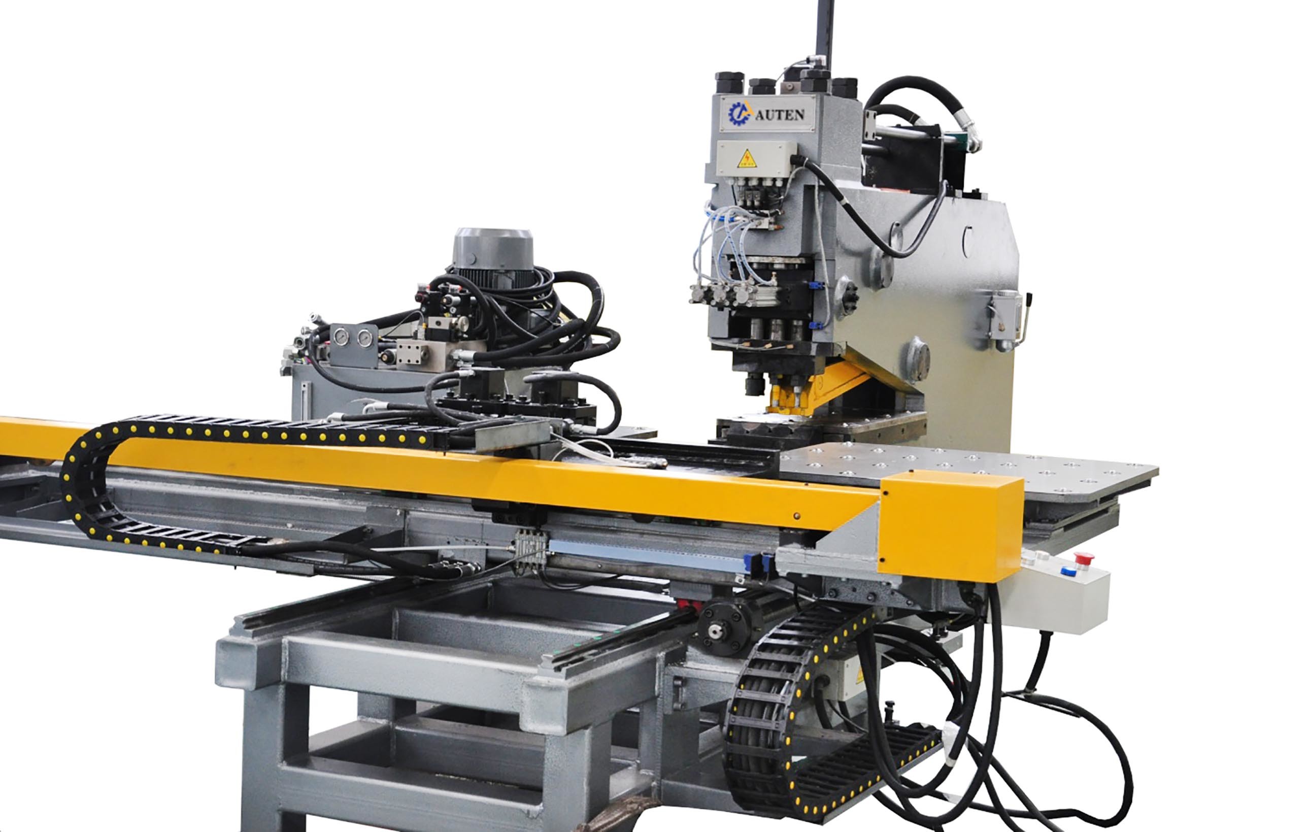 Low Noise Steel Plate Punching Machine CNC Punching Plate Machine