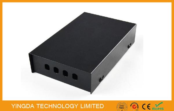 4 Port FC ST Fiber Optic Termination Box Metal Wall Mounted For Telecommunicatio