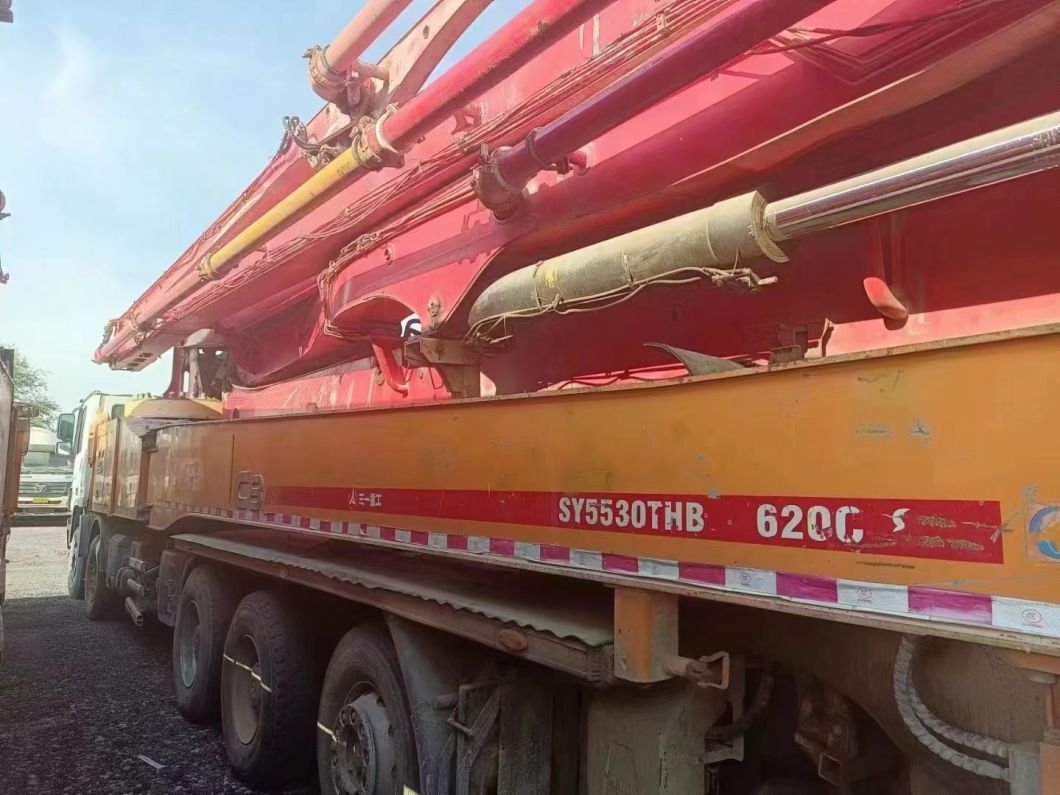 Heavy Equipment 62m Concrete Boom Pump Mercedes Benz Used Concrete Pump Truck