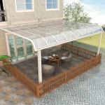 Waterproof 4m X 3m Aluminum Pergola Canopy Awning Polycarbonate Roof UV
