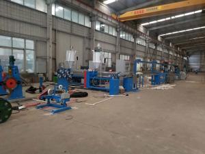 China SJ80+60 PVC PE XLPE Cable Extruder Production Line factory