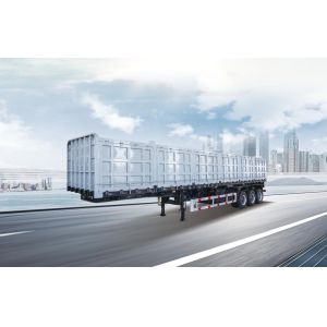 China Lucksun 70T Side Tipping Dump Trailer 13500mm WABCO Brakes on sale