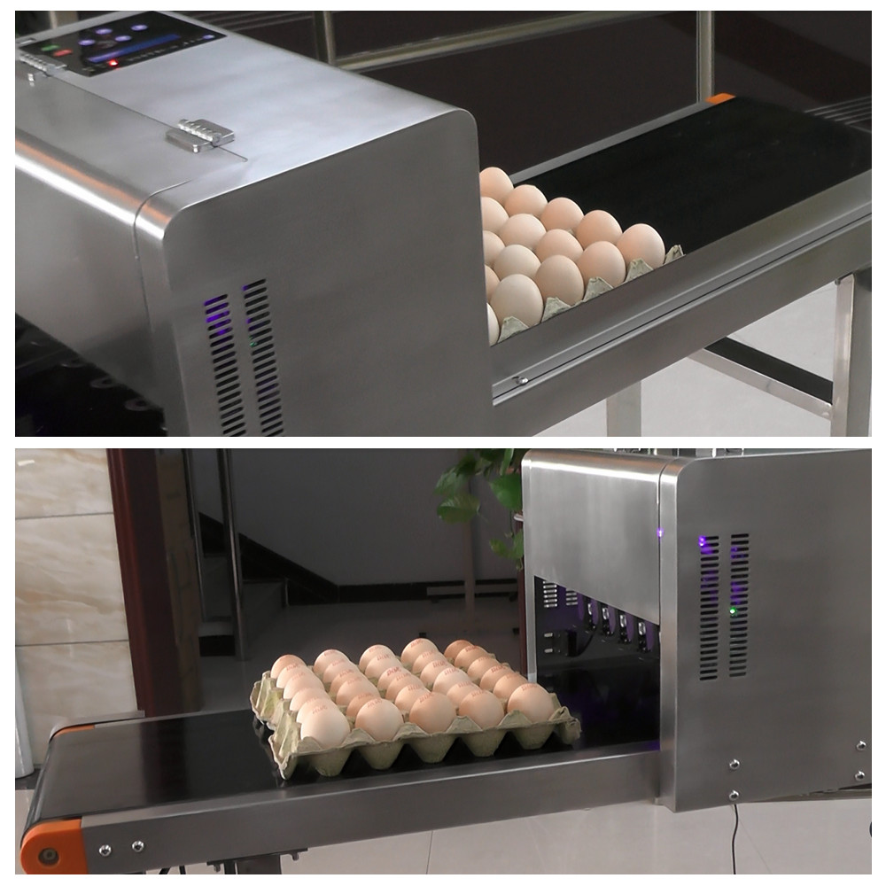 Thermal Foam Type Egg Stamping Machine Egg Jet Printer Low Cost Consumption