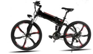 China Brushless Hub Motor Pedal Assist 26 Inch Electric Folding Bike factory