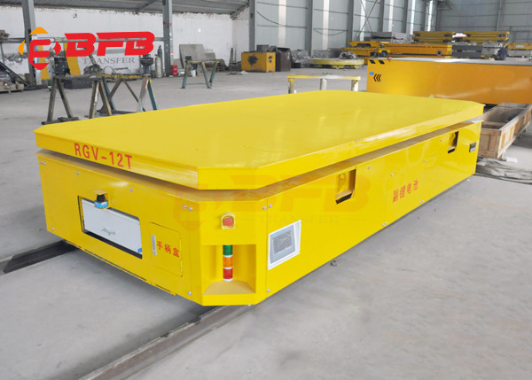 20T RGV Rail Shuttle Battery Operated Cart For Warehouse Logistics