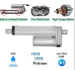 12/24V DC Motor 50mm 100mm Customized Stroke Mini Linear Actuator for Small