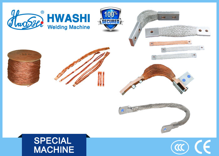 Automatic Wire Welding Equipment Adjustable Welding Length For Copper Braided Wire
