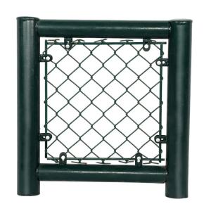 China 1.5mm-4.5mm Wire Diameter PVC Coated Stainless Steel Chain Link Fence for Competitive factory