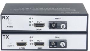 China 1080P HDMI Fiber Optic Extender Digital Signal 20KM Fiber To HDMI Media Converter factory