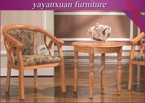 China Round Wood Dining Table From Furniture Exporter For Supply With Good Price (YW-34) factory