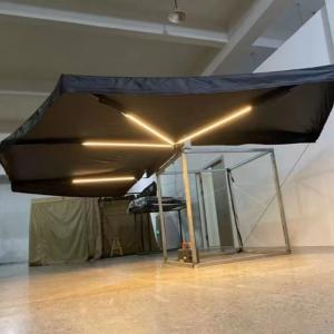 China 2m/2.5m Free Standing 270 Degree Car Awning With Aluminum Alloy Pole factory
