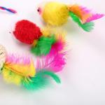 20 Pcs Cat Toys Kitten Toys Assorted Cat Tunnel Feather Teaser Wand Fish Fluffy