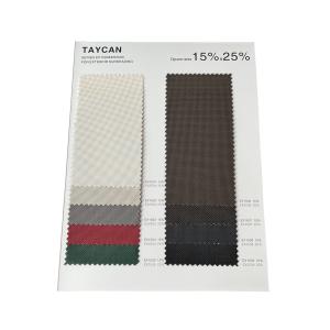 China Roller Curtain Blinds Fiberglass Sunscreen Fabric Sample Swatch 48x46 Inch factory