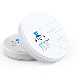 China Flyin New Popular Sale Cad Cam Zirconia Blocks 14mm 3D Pro Multilayer Zirconia Blocks factory