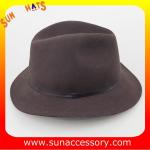 2042 Sun Accessory chocolate wool felt winter mid brim ladies hats ,Shopping