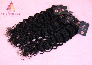 China No Shedding Natural Black 30 Inch Italian Wave Human Hair Extension factory