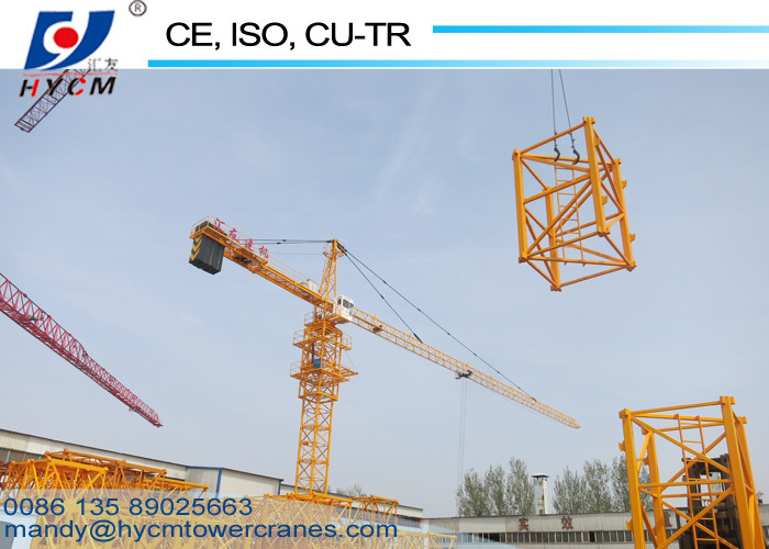 56m Lifting Jib Hot Sale Cabin Control 630KN.m Construction Building Sensor Topkit Tower Crane