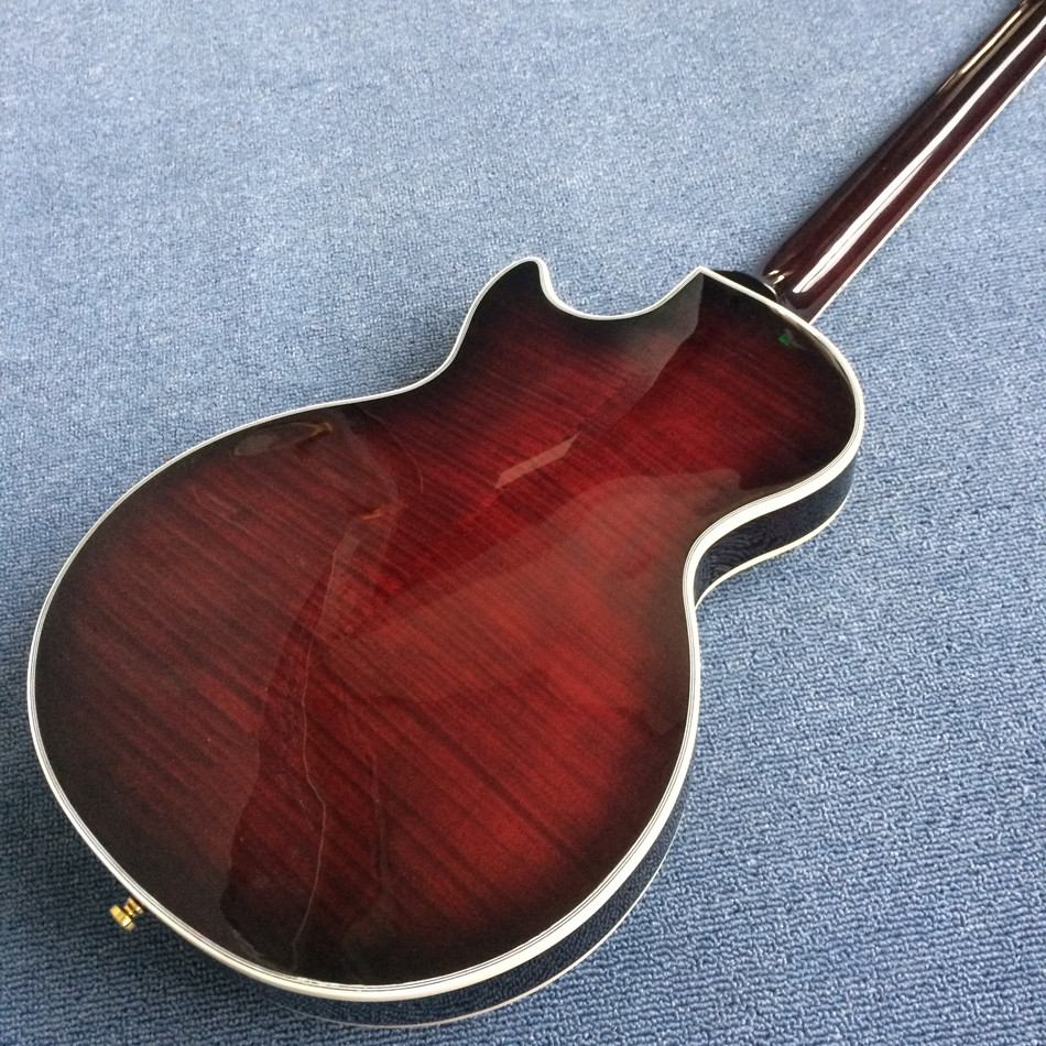 New style high quality electric guitar, double f holes, rosewood fingerboard
