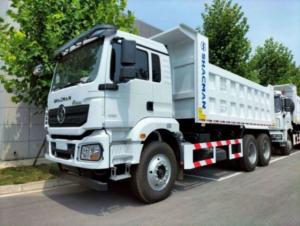 China SHACMAN White Dump Truck 6x4 H3000 400 EuroII 10 Tyres WEICHAI Diesel Engine factory