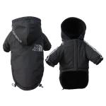 Winter Pet Clothes Warm Hooded Waterproof Thicken Fur Dog Jacket Coat