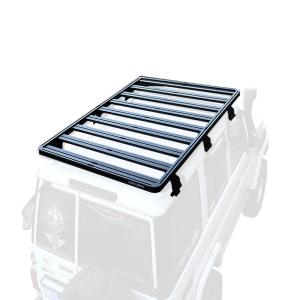 China Black Aluminum Alloy Roof Rack for LC76 Off Road Vehicle Roof Placement Solution factory