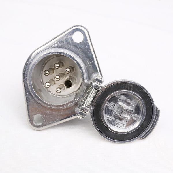 Aluminum Trailer Socket Automotive Trailer Connectors Seven Pins With Metal